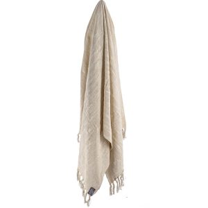 Plaid cosy. 130x160cm. Cream